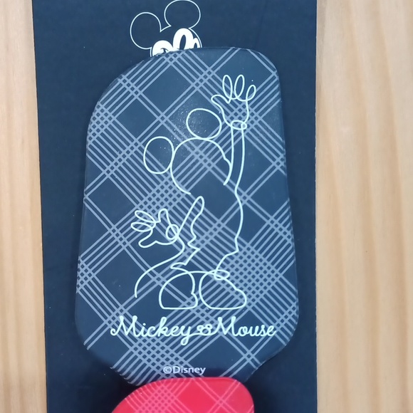 Disney Mickey Minnie Mouse 2 pack Wooden Silicone Spatula Set - Picture 3 of 10